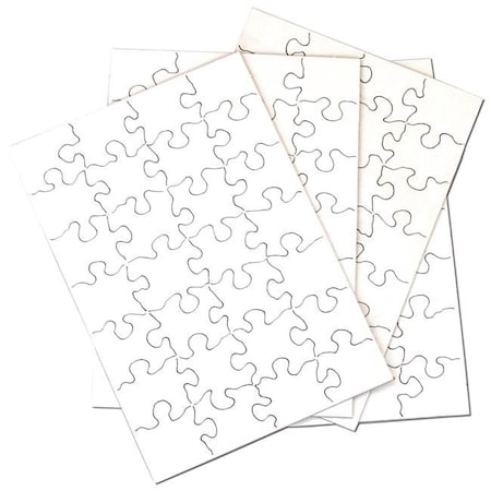 Inovart Inovart 2703 5.5 x 8 in. Puzzle-It Blank Puzzles - 28 Piece - 24 Per Pack 2703